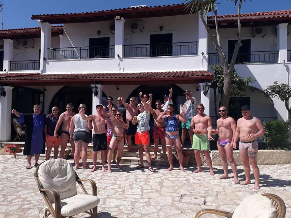 Akti Panela Beach Hotel Kávos Exterior foto